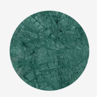 Mármore Verde Guatemala Levigado, tampo rebaixado (sem rodopia) e  saia com 40cm + tampa no mesmo material para esconder válvula (Bancada Lavabo)