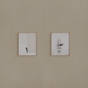 Conjunto de 2 Quadros Winslow Homer with Dory e Gato Escondido Filete Crua sem Vidro 40 x 50 cm 