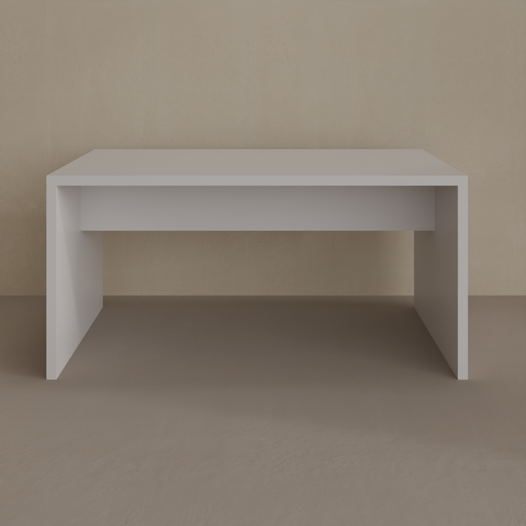 Mesa de Jantar 155x78 cm Cor Cinza Cobalto (Sudoeste / Bias Fortes - Apt 09)