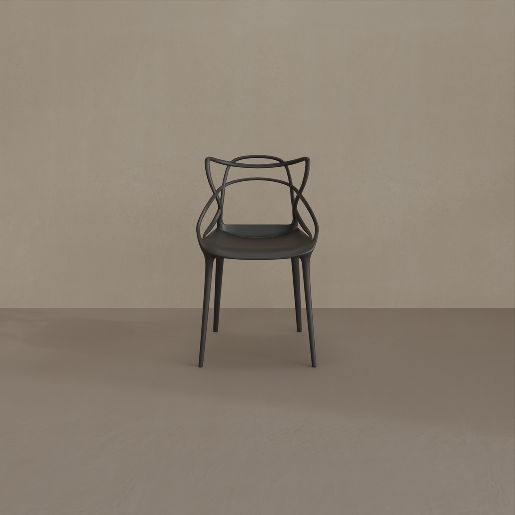 Conjunto de 4 Cadeiras Allegra Flex | Preta