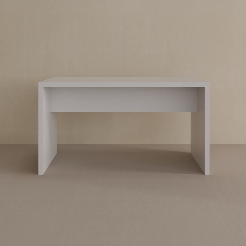 Mesa Escritório 140 x 60cm Cinza Cobalto
