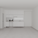 Armário Cozinha Branco Tx (Sudoeste / Bias Fortes - Apt 07 11)