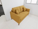 Sofá Viena 1,60 - Tecido Linho Terracota 2810