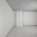 Armário Quarto 2 Portas de Correr Branco Tx (Sudoeste / Bias Fortes - Apt 09)