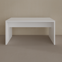 Mesa de Jantar 155x78 cm Cor Branco Tx (Sudoeste / Bias Fortes - Apt 09)