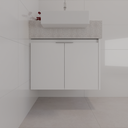 Armário de Banheiro Porta de Giro Branco Tx (Sudoeste / Bias Fortes - Apt 09)