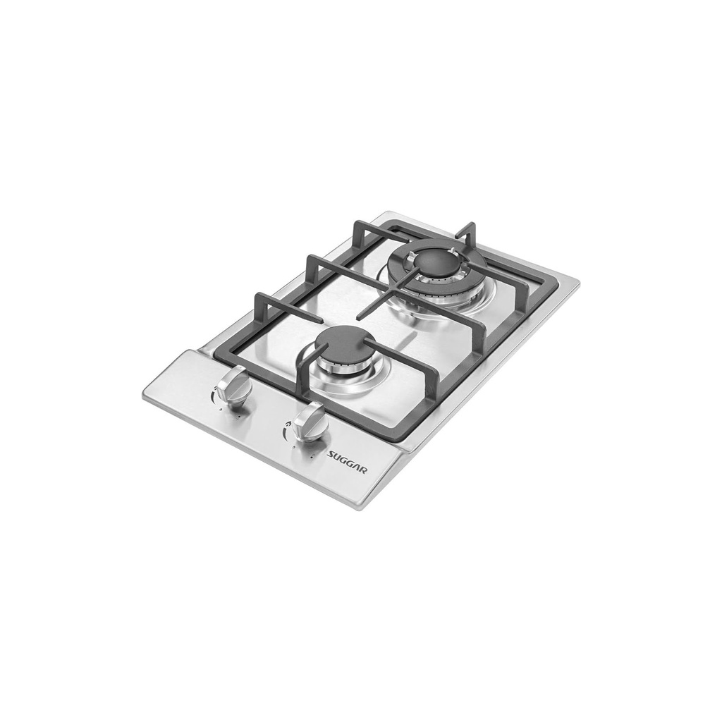 Fogão De Mesa Cooktop 2 Bocas Aço Inox À Gás Suggar FG2002IX