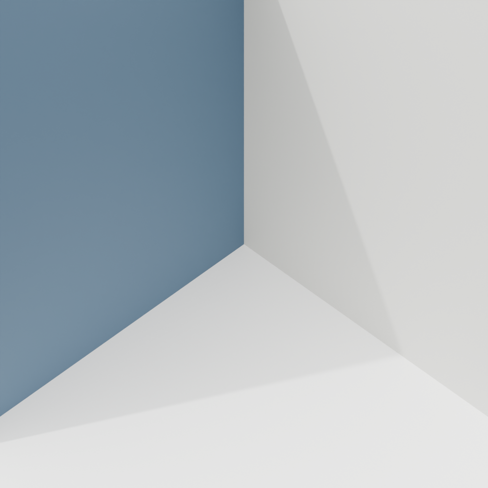 Pintura Sala Azul Mistério do Oceano e Cinza Elefante (Sudoeste / Bias Fortes - Apt 07 11)