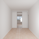 Armário Quarto Casal 2 Portas de Correr 1 Espelho Branco Tx (Sudoeste / Bias Fortes - Apt 07 11)