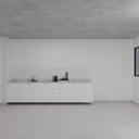 Armário Cozinha Inferior sem Nicho para Lava e Seca Branco Tx (Sudoeste / Bias Fortes – Apt 01 02 05 06)