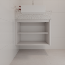 Armário de Banheiro Nicho Cinza Cobalto (Sudoeste / Bias Fortes - Apt 01 02 05 06)