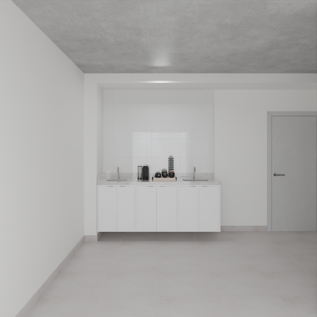 Armário Cozinha Inferior sem Nicho para Lava e Seca Branco Tx (Sudoeste / Bias Fortes – Apt 03 04)