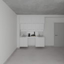 Armário Cozinha Branco Tx (Sudoeste / Bias Fortes – Apt 03 04)