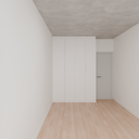 Armário Quarto Solteiro Porta de Giro Branco Tx (Sudoeste / Bias Fortes - Apt 03 04)
