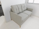 Sofá Carlo 1,60 - Tecido Boucle Off White 3536