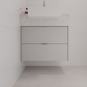 Armário de Banheiro Suite Gaveteiro Cinza Cobalto (Sudoeste / Bias Fortes - Apt 03 04)