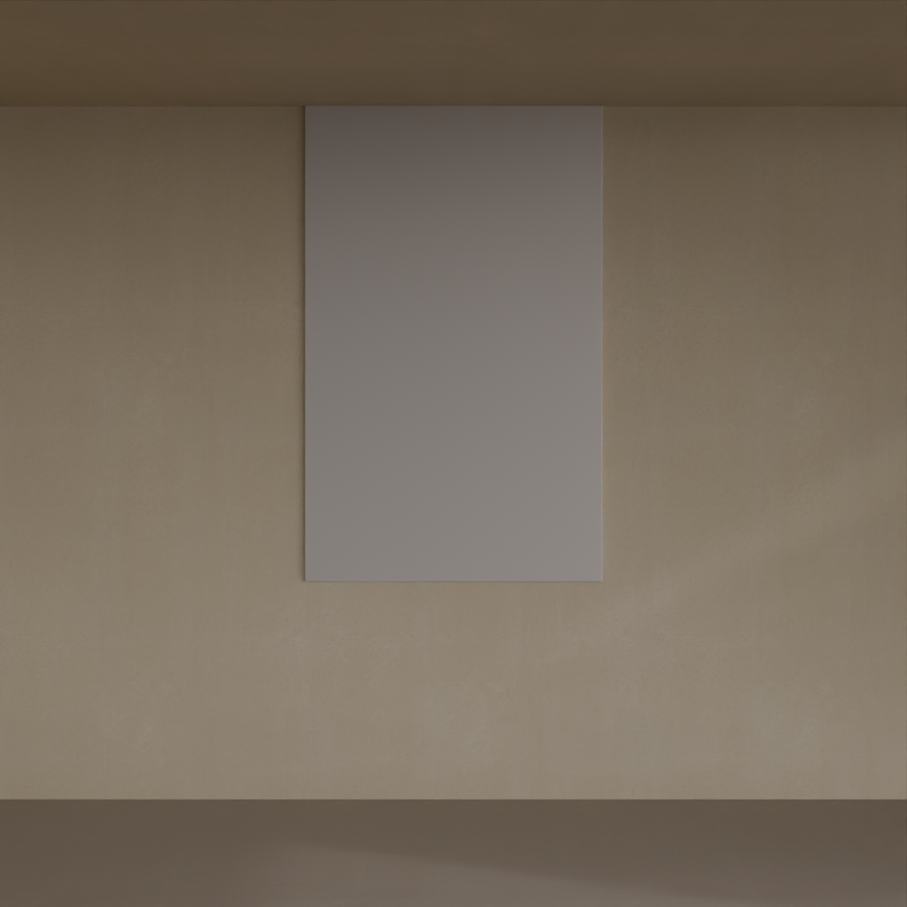 Painel TV Home MDF 1,20m x 1,76m (LxA) Quarto Casal Cinza Cobalto (Sudoeste / Bias Fortes - Apt 03 04)
