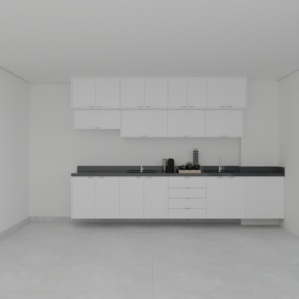 Armário Cozinha Branco Tx (Sudoeste / Vale do Sereno – Apt 01 04 05 06 09 10)