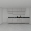 Armário Cozinha Cinza Cobalto (Sudoeste / Vale do Sereno – Apt 01 04 05 06 09 10)