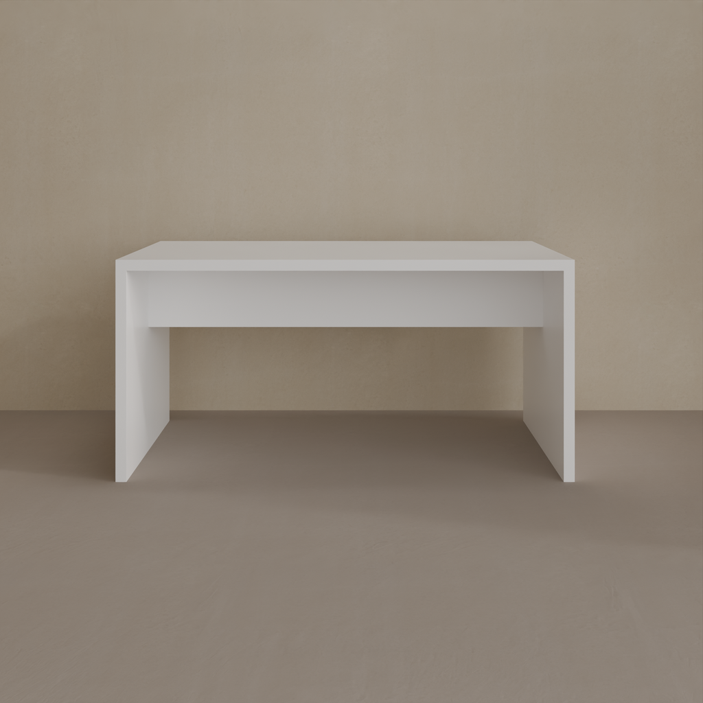 Mesa de Jantar 155 x 78 x 75 cm (LxPxA) Branco Tx (Sudoeste / Vale do Sereno – Apt 01 04 05 06 09 10)