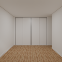 Armário Quarto Casal 4 Portas de Correr Branco Tx (Sudoeste / Vale do Sereno – Apt 02 03 07 08)