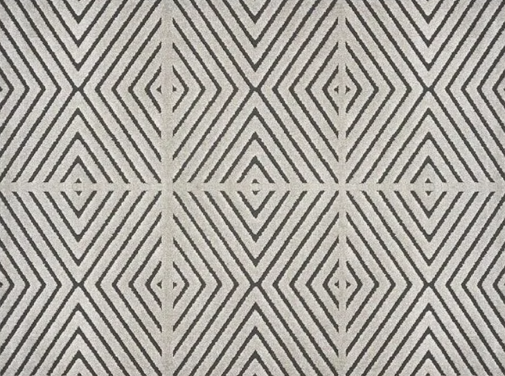 Tapete São Carlos Chevron Quadros 2,00 x 1,50