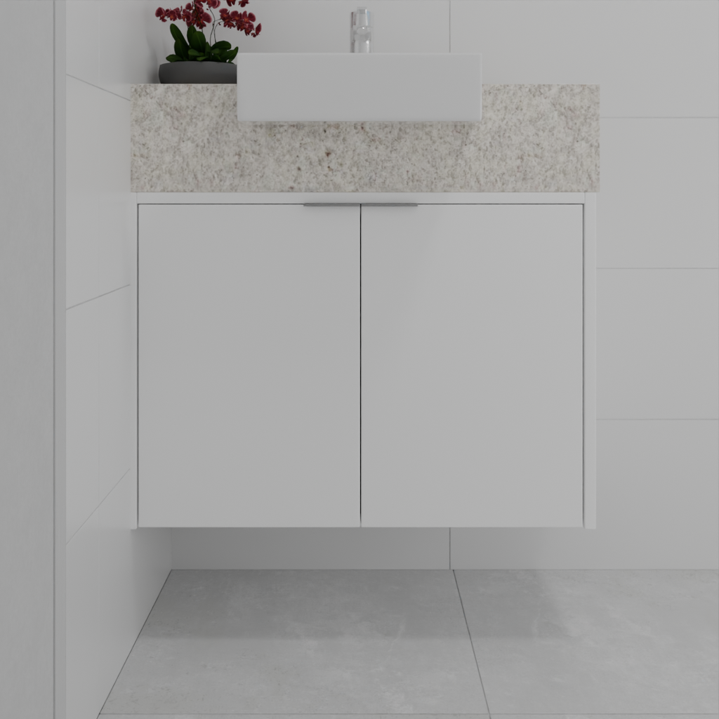 Armário de Banheiro Suite Porta de Giro Branco Tx (Sudoeste / Vale do Sereno – Apt 02 03 07 08)