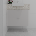 Armário Banheiro Suite Gaveteiro Cinza Cobalto (Sudoeste / Vale do Sereno – Apt 02 03 07 08)