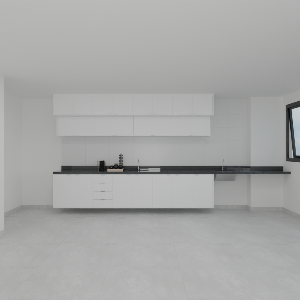 Armário Cozinha Branco Tx (Sudoeste / Vale do Sereno – Apt 02 03 07 08)