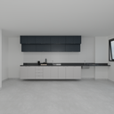 Armário Cozinha Cinza Cobalto e Azul Tx (Sudoeste / Vale do Sereno – Apt 02 03 07 08)