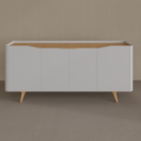 Buffet ARC 1,80m Off White e Amadeirado 64233