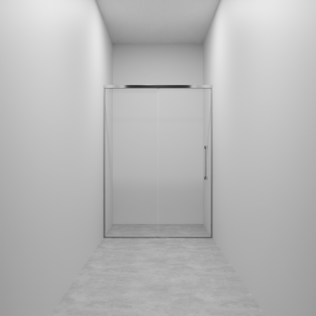 Box de Vidro Incolor Temperado com Perfil Cromado  5.717,22 