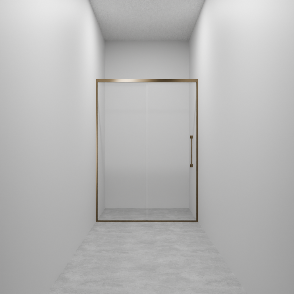 Box de Vidro Incolor Temperado com Perfil Corten 6.920,82  