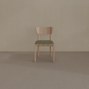 Conjunto de 2 Cadeiras Ali Madeira Imbuia | Tecido B 2322