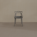 Conjunto de 4 Cadeiras Allegra Flex | Cinza Escura