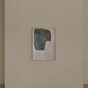 Quadro Abstrato Essência Mineral  Moldura Filete Crua sem Vidro 70 x 50 cm