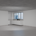 Armário Cozinha Inferior com Nicho para Lava e Seca Branco Tx (Sudoeste / Bias Fortes – Apt 08 10)