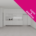 Armário Cozinha Completo Branco TX (Sudoeste / Bias Fortes - Apt 07 11) (CxB)