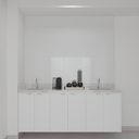 Armário Cozinha Inferior com Balcão Branco Tx (Sudoeste / Bias Fortes - Apt 03 04) (CxB)