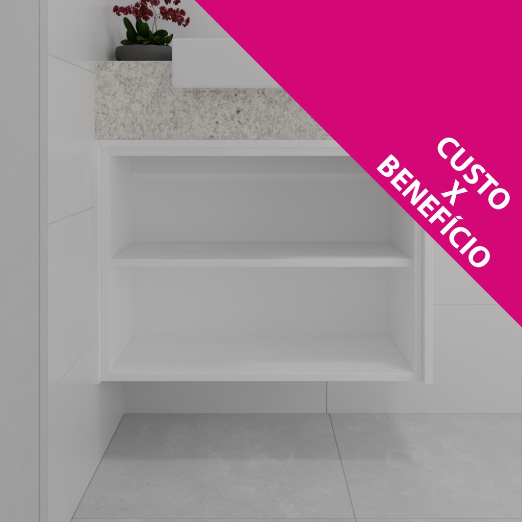 Armário Banheiro Suite Nicho Branco Tx (Sudoeste / Vale do Sereno – Apt 02 03 07 08) (CxB)