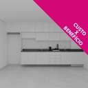 Armário Cozinha Completo Branco Tx (Sudoeste / Vale do Sereno – Apt 01 04 05 06 09 10) (CxB)