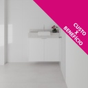 Armário de Banheiro Porta de Giro Branco Tx (Sudoeste / Bias Fortes - Apt 08 10) (CxB)