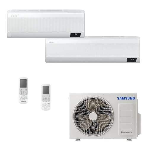 Condicionador de Ar Samsung Multisplit Quente/Frio (1x9.000 BTUs + 1x18.000 BTUs + Condensadora 24.000 BTUs) Inverter Instalado