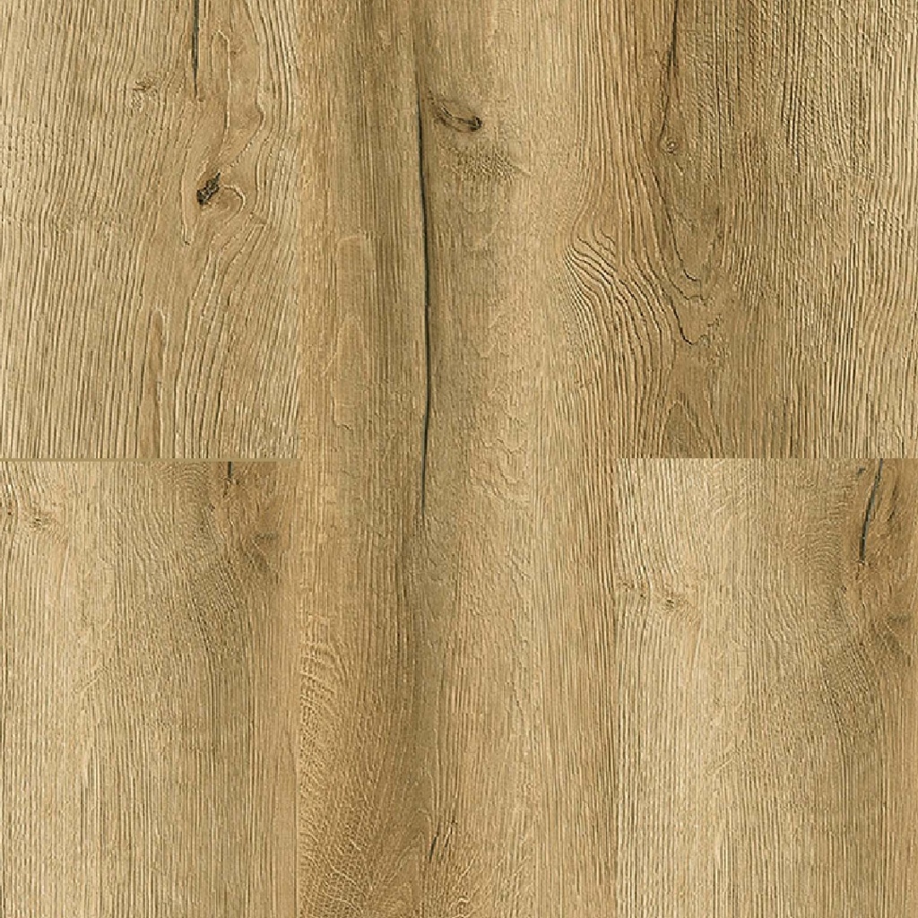 Piso Vinílico Carvalho com rodapé de 7cm de vinílico - VinilForte