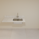 Bancada Branco Itaúna 1,20m com cuba Gourmet Cozinha