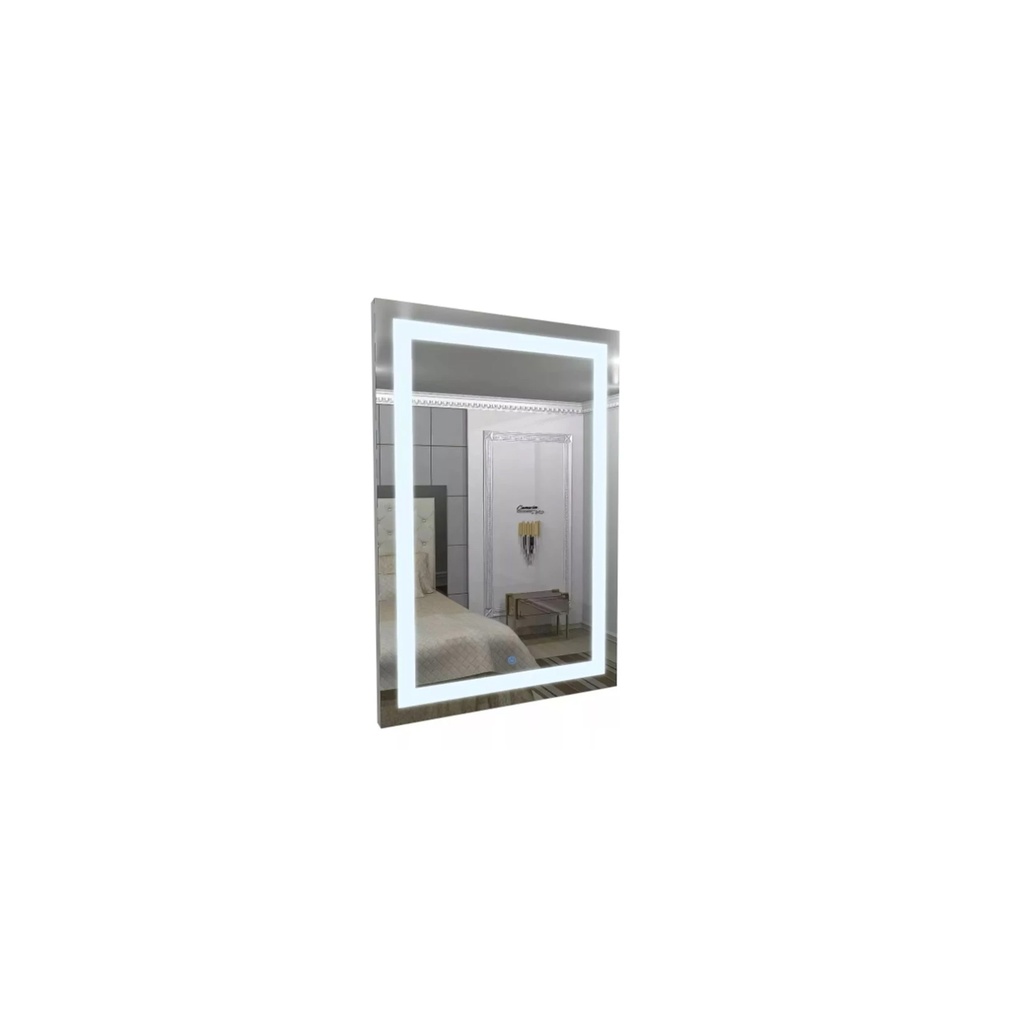 Espelho com led e touch 50 x 70 cm