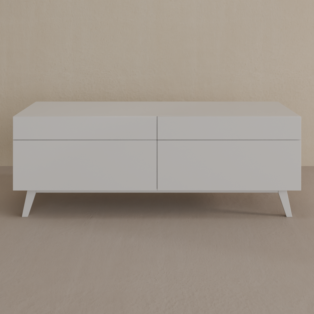 Rack Classic 2G 1,46 - Branco acetinado