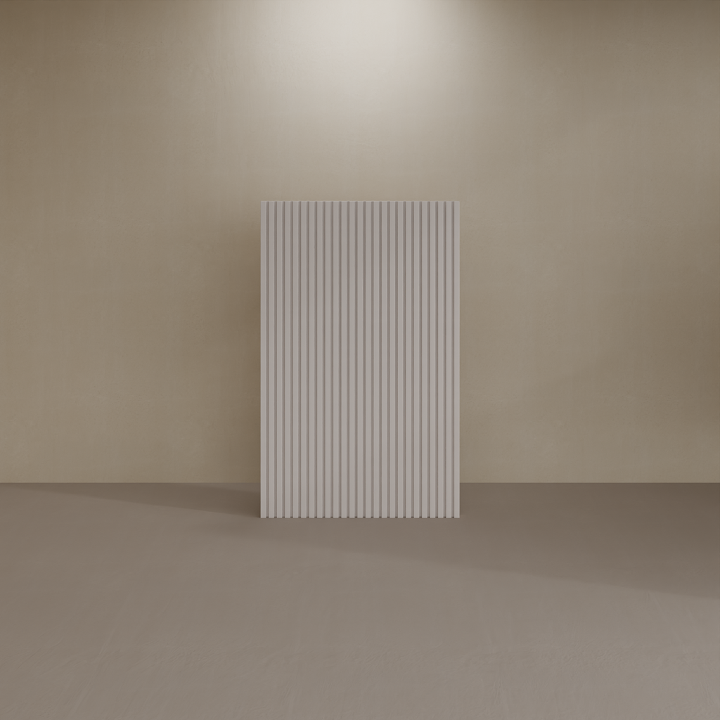 Painel ripado slim 1,40m - Off white