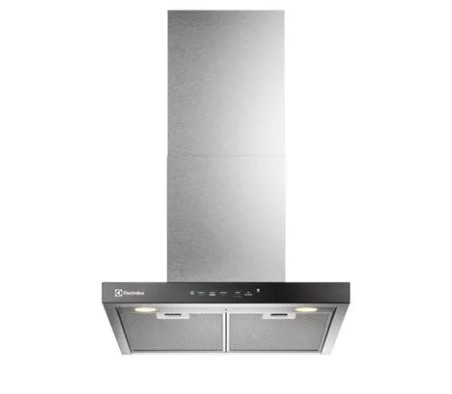 Coifa de Teto ilha Electrolux 60cm Inox Experience com Inteligência Artificial e Alto Poder Sucção (CE6TF) - 127V 