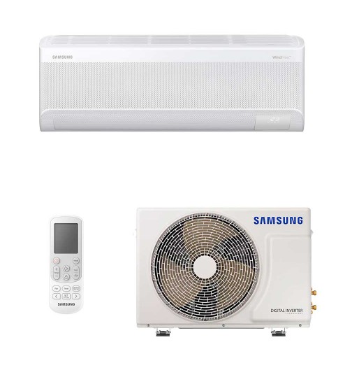 Condicionador de Ar Samsung Mono Quente/Frio (Evaporadora + Condensadora) 18.000 BTU's 220V Inverter instalado